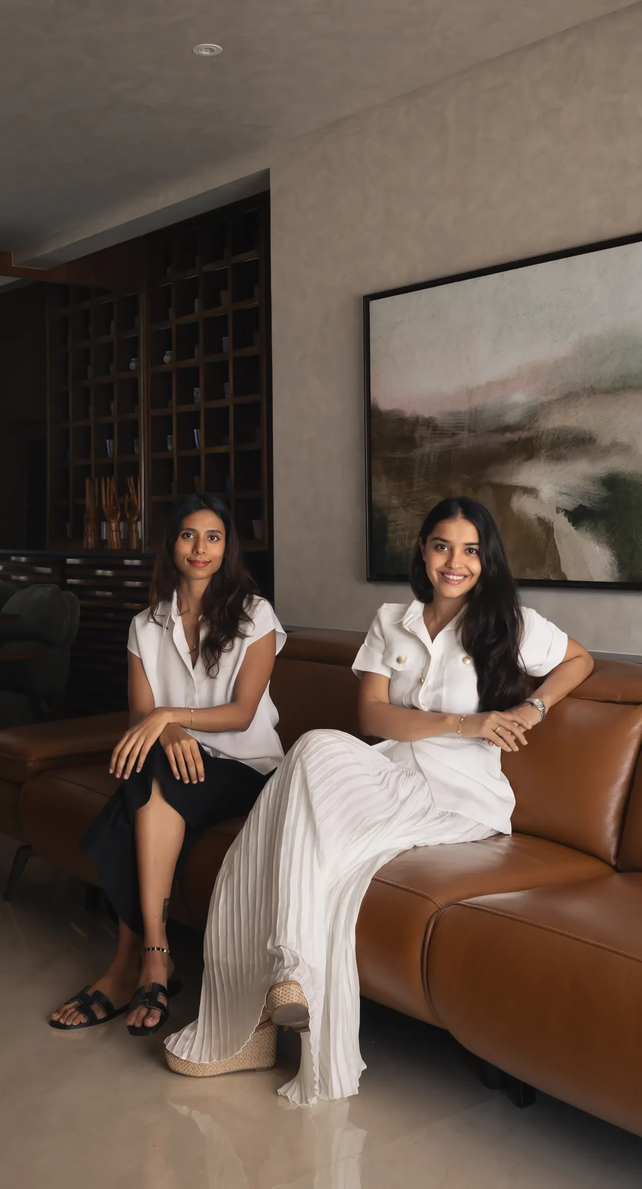 Anushri Shetty and Maitri Uka, founders of studio in•elements